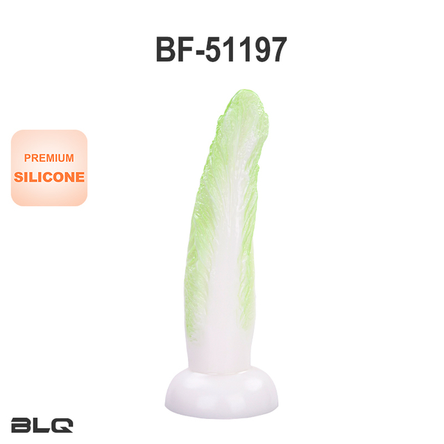 Didlo fantasy a forma di cavolo in silicone premium