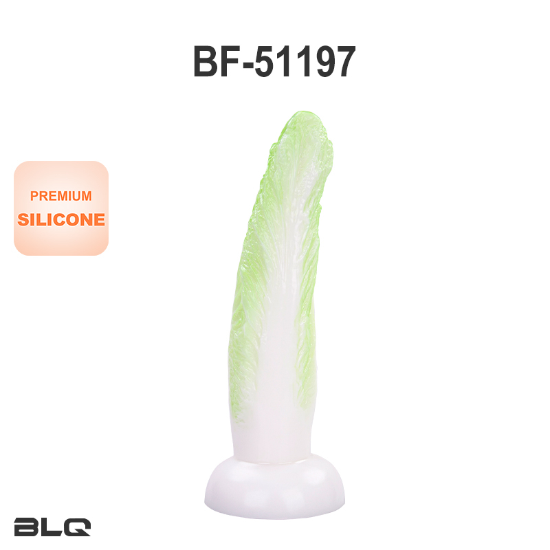 Didlo fantasy a forma di cavolo in silicone premium