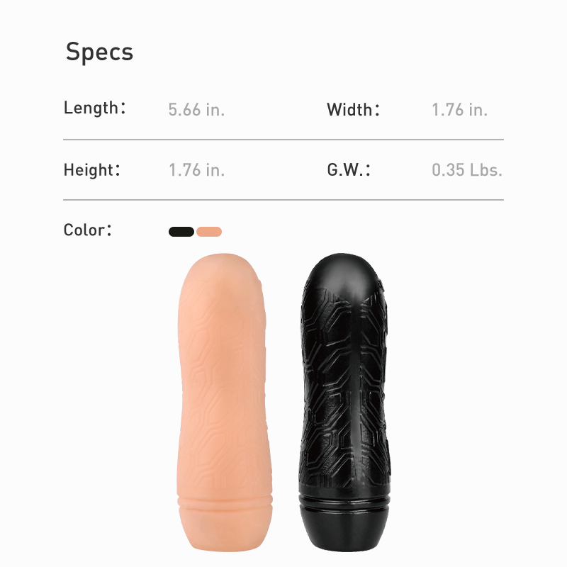 Penisspeelgoed Masturbator Cup met 3D realistisch getextureerd pocketvagina poesje