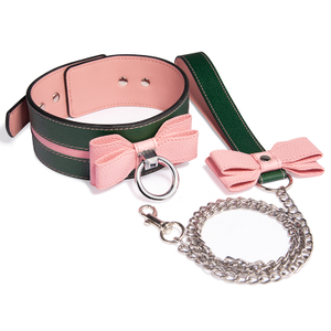 Groothandel kraag en ketting PU lederen choker kraag ketting voor vrouwen meisje sexy sm sieraden slaaf lederen halsband