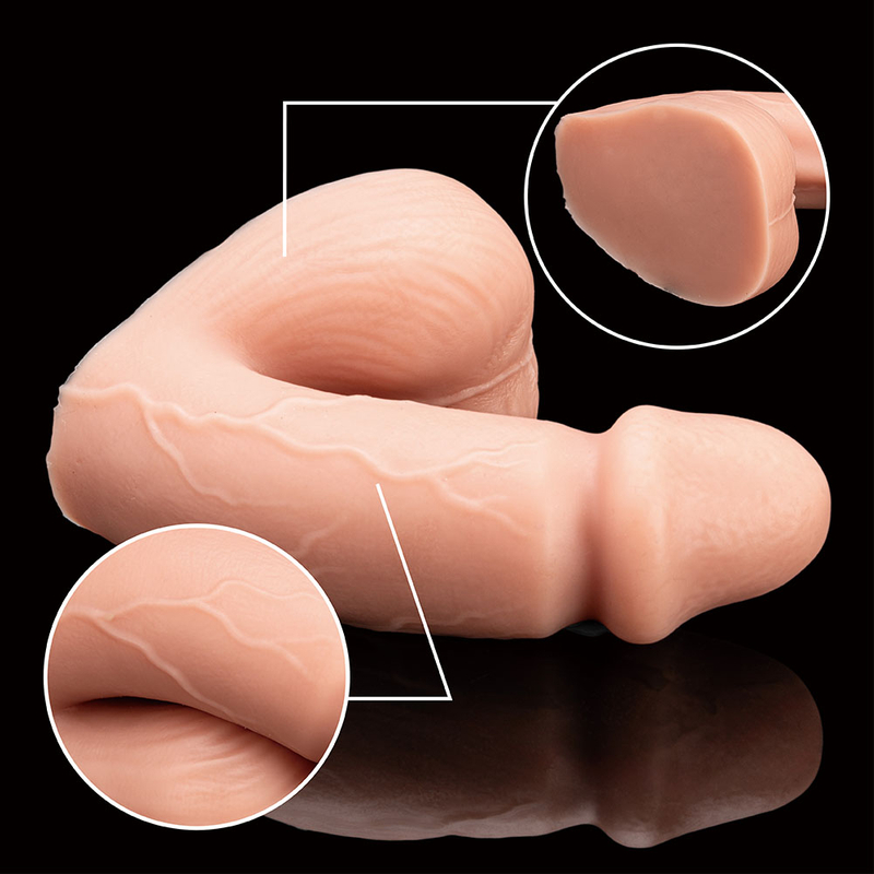 Dildo realistico in silicone materiale sicuro per dildo anali da donna