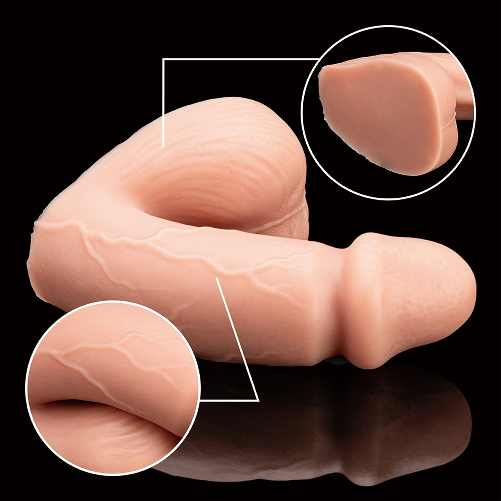 Dildo realistico in silicone materiale sicuro per dildo anali da donna
