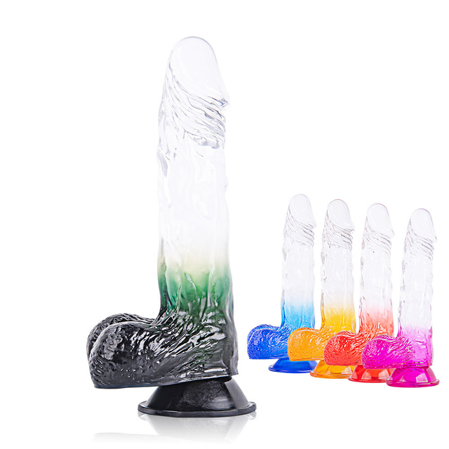 Falli colorati TPR Jelly Dildo