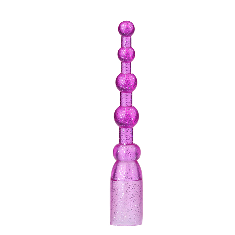 Vibratore con perline anali plug anale per il piacere degli adulti
