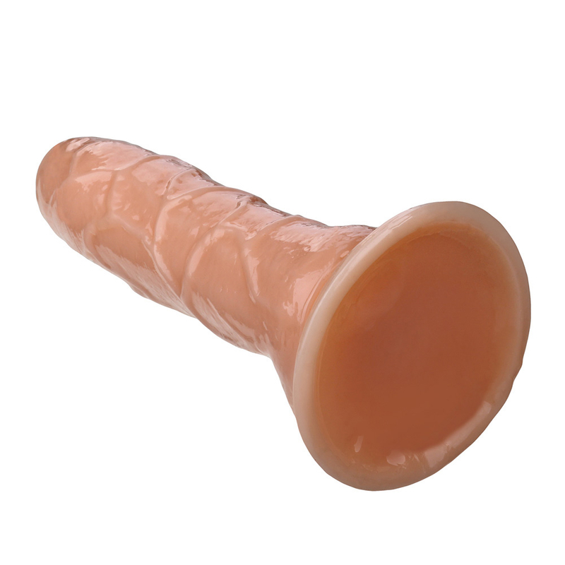 Realistische zachte, sterke rubberen penisdildo voor vrouwen