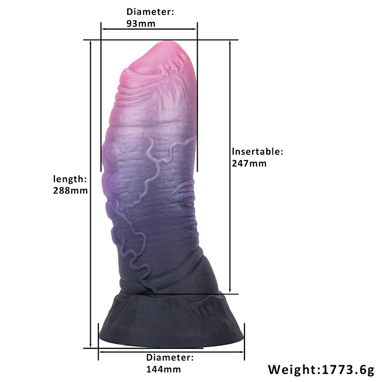 Gro&szlig;er Analplug Silikon-Masturbationsdildo