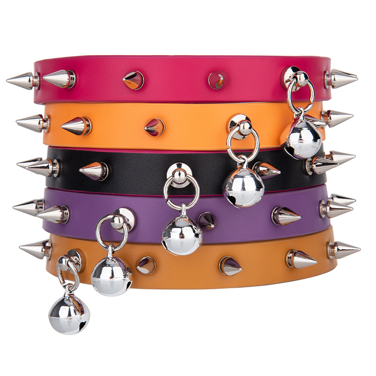 Sexy kleur halsband en ketting set gotische BDSM bondage kit carnaval punk cadeau voor koppels