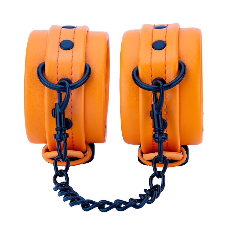BDSM-Handschellen aus PU-Leder, professionelles Fesselspielzeug f&uuml;r SM-Bondage-Spiele f&uuml;r Erwachsene