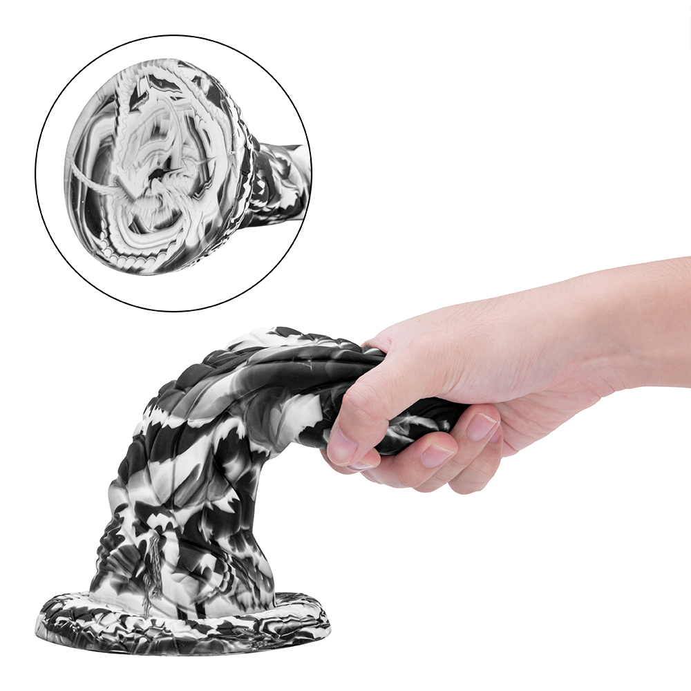 Alieno Realistico Silicone Annodato Pene Enorme Dildo per la Stimolazione del Punto G Giocattolo Sessuale per Adulti per Donne