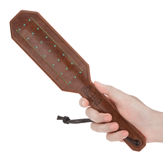Hersteller und Lieferant gro&szlig;e Holzplatte gerade PU-Leder Bdsm Spanking Sex Peitsche Erwachsenenspiel Spielzeug Holzpaddel