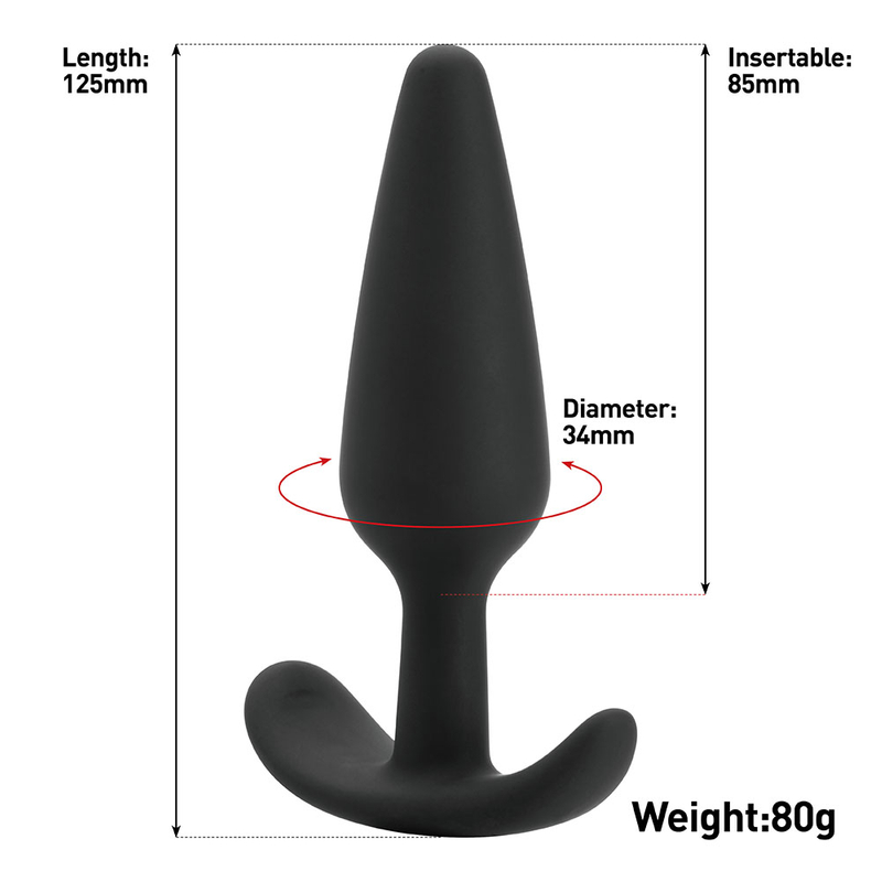 Silikon Butt Plug M&auml;nnlich Weiblich Masturbator Ges&auml;&szlig; Spielzeug 