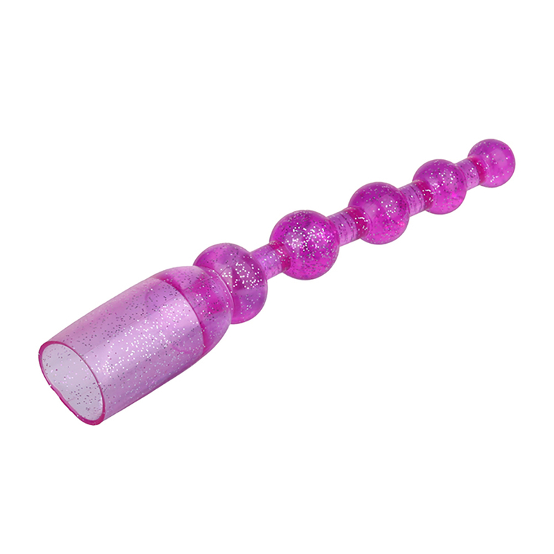 Vibratore con perline anali plug anale per il piacere degli adulti