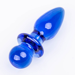 Kwaliteitsgarantie Gladde glazen anaalplug Gemakkelijk in te brengen buttplug