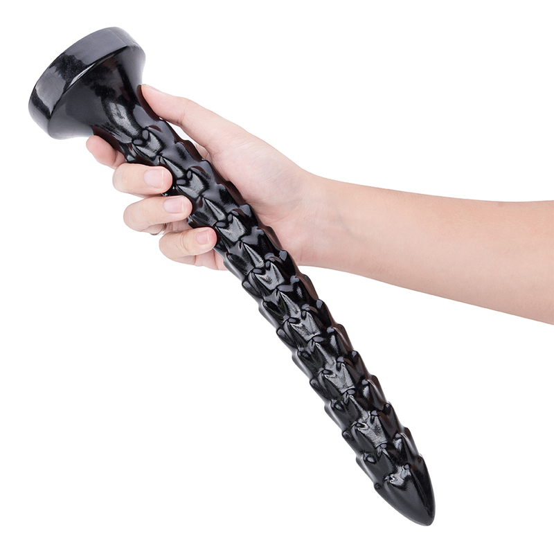 Hei&szlig;er Verkauf Fancy Factory Custom Paar Massage Spielzeug Gro&szlig;handel schwarze lange d&uuml;nne Dildos