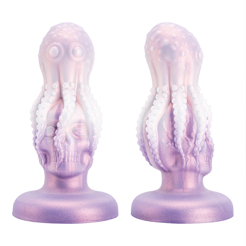 Giocattolo per adulti con pene realistico in morbida gomma siliconica tentacolo di polpo