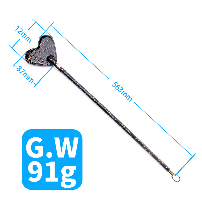 Paddel weiches Leder Herz Liebe Peitsche Fetisch Sexspielzeug PU Peitsche Flogger Produkte