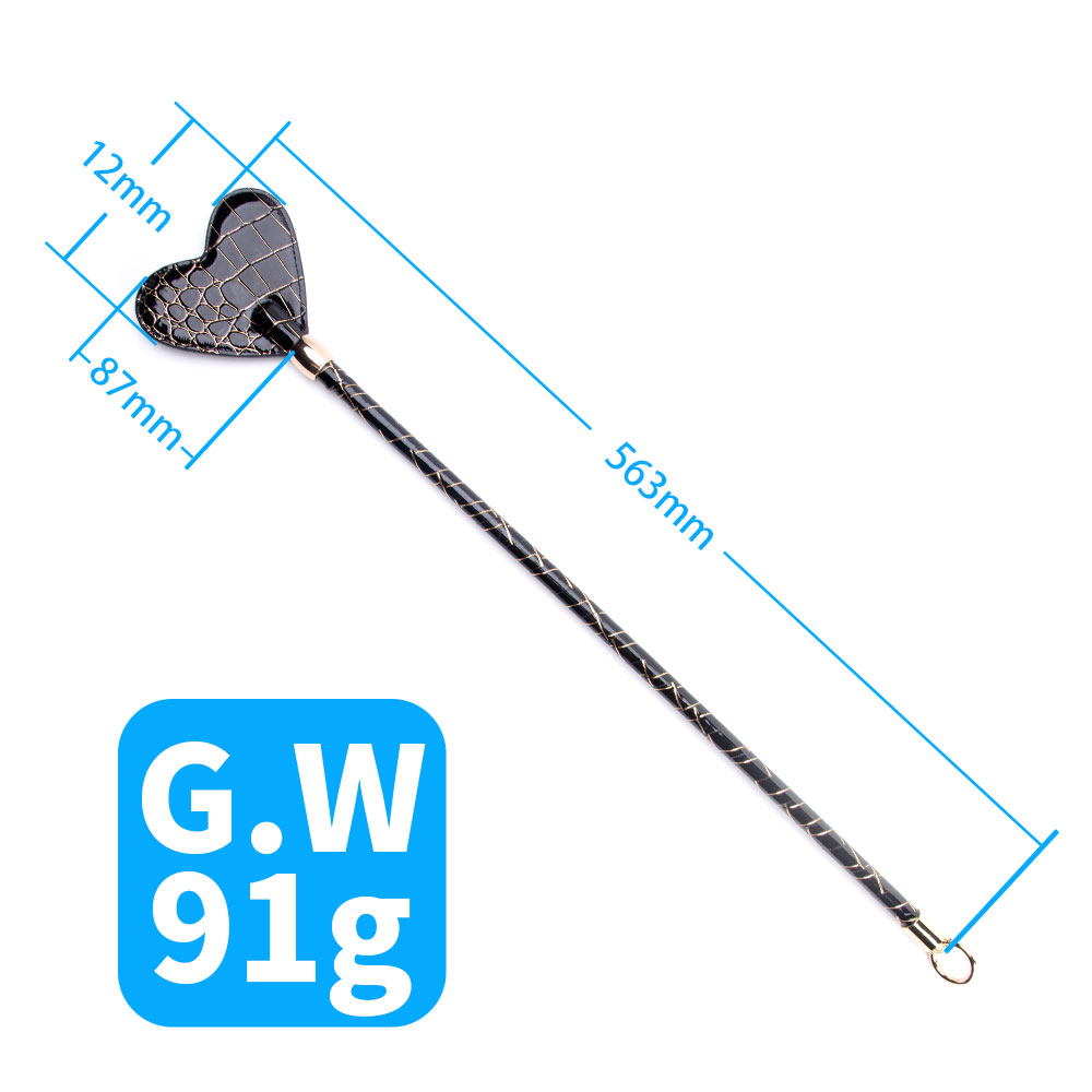 Paddel weiches Leder Herz Liebe Peitsche Fetisch Sexspielzeug PU Peitsche Flogger Produkte