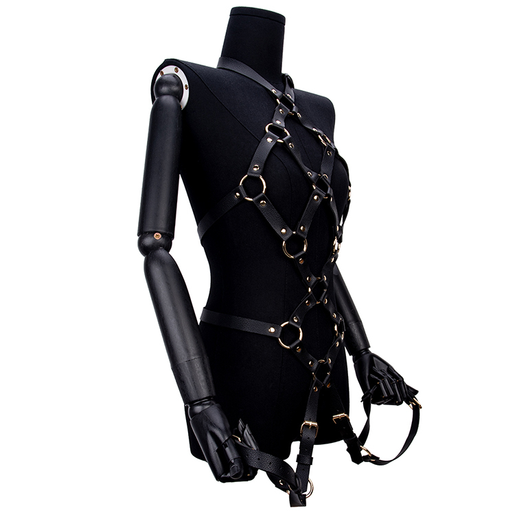 Bondage-Set f&uuml;r SM-Rollenspiele, ma&szlig;geschneidert f&uuml;r Brust-Bondage und Sklaven-Fantasie-Umsetzung
