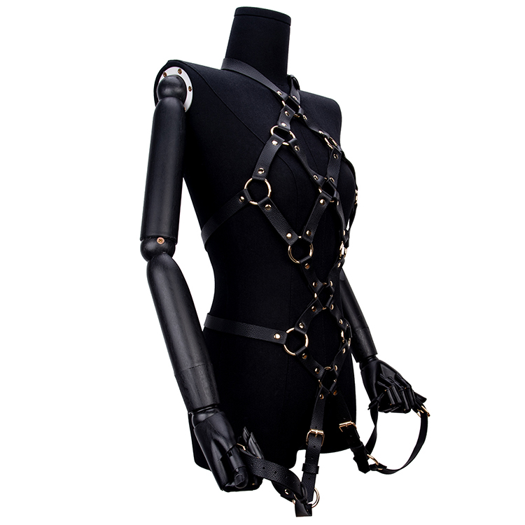 Bondage-Set f&uuml;r SM-Rollenspiele, ma&szlig;geschneidert f&uuml;r Brust-Bondage und Sklaven-Fantasie-Umsetzung