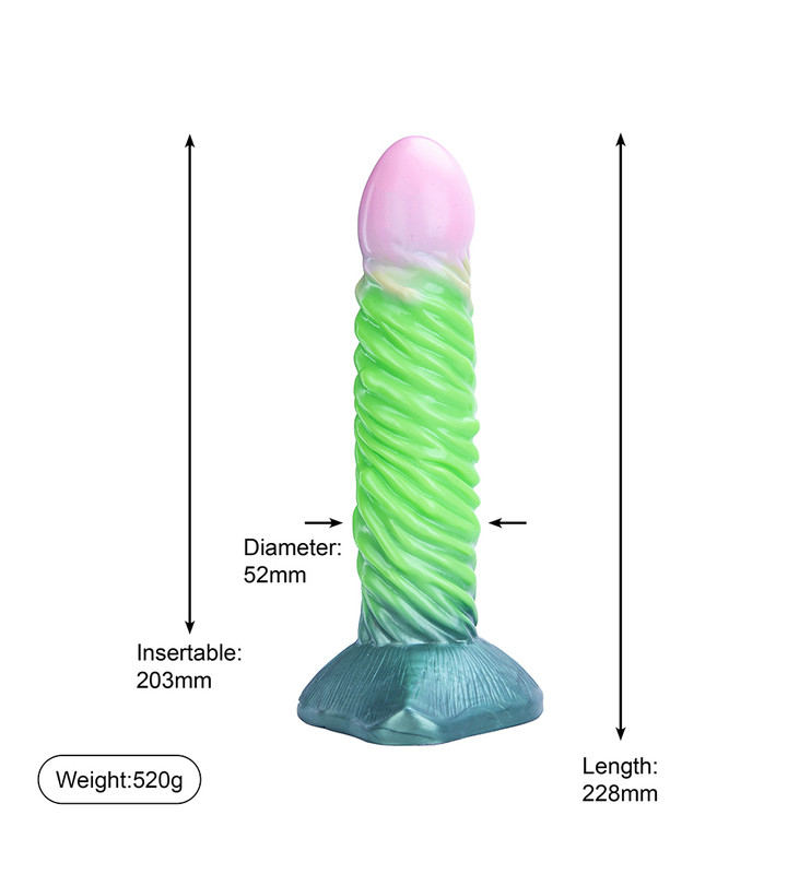 Enorme realistische siliconen dildo-seksspeeltjes voor vrouwen