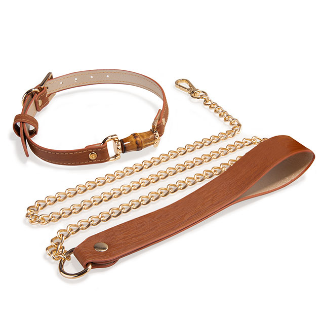 SM Products Luxus-Halsband aus Leder, Sexhalsband f&uuml;r Frauen, Halsband und Kette, Geschenke f&uuml;r Paare