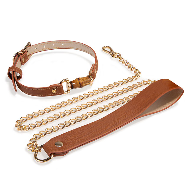 SM Products Luxus-Halsband aus Leder, Sexhalsband f&uuml;r Frauen, Halsband und Kette, Geschenke f&uuml;r Paare