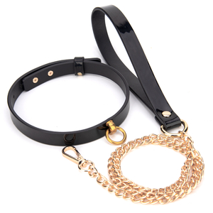 Collare di lusso per donne e giocattoli sessuali Restrizioni per schiavi regolabili Prodotti per adulti Collare per bondage SM per coppie