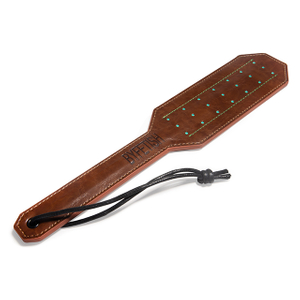 Hersteller und Lieferant gro&szlig;e Holzplatte gerade PU-Leder Bdsm Spanking Sex Peitsche Erwachsenenspiel Spielzeug Holzpaddel
