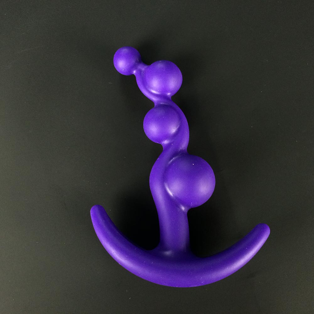 Medizinischer Silikon-Analperlen-Buttplug