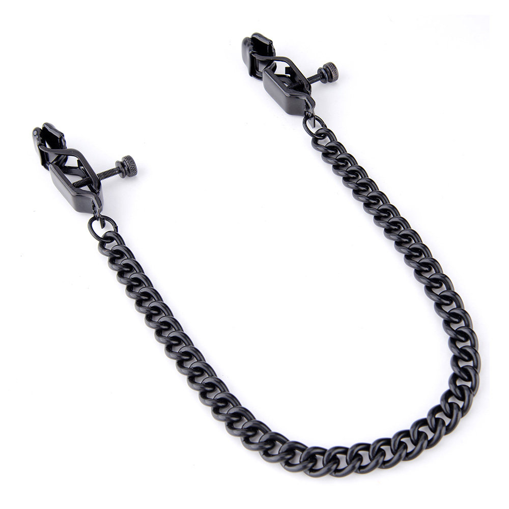  BDSM용 체인 목걸이가 포함된 친절한 베스트셀러 조절식 젖꼭지 클램프