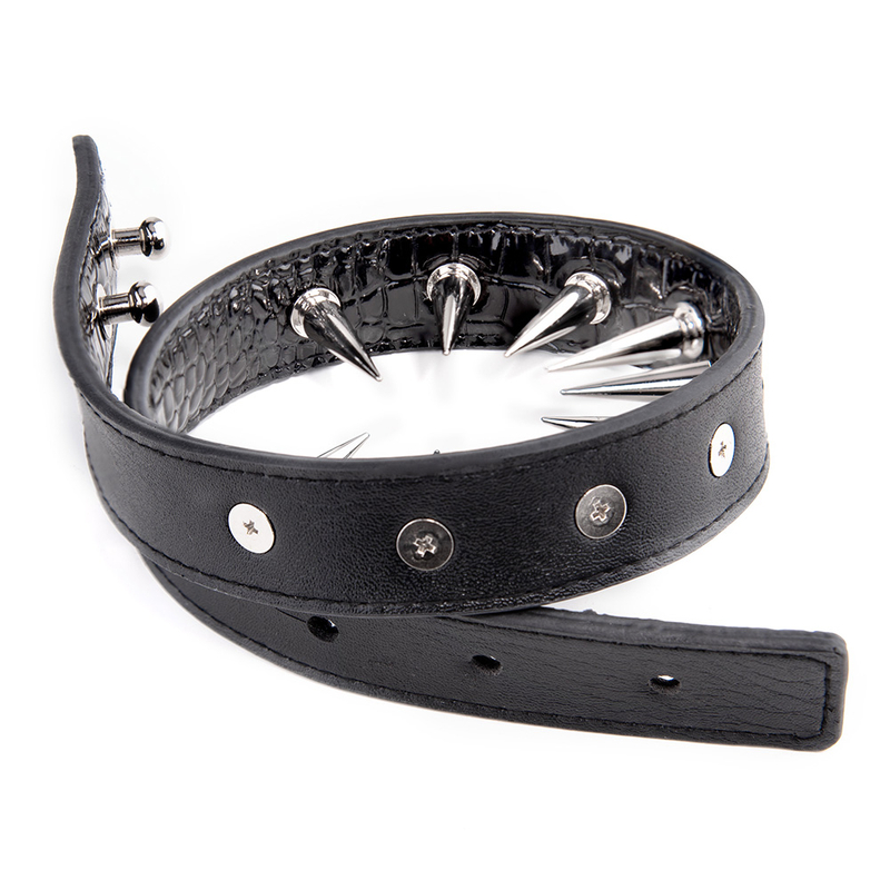 Neuartiges Fessel-Sexspielzeug-Set, SM-Sklavenhalsband mit Hals-zu-Hand-Set, BDSM-Bondage-Set, Gothic-Karneval