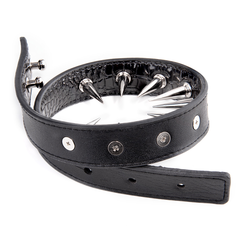 Neuartiges Fessel-Sexspielzeug-Set, SM-Sklavenhalsband mit Hals-zu-Hand-Set, BDSM-Bondage-Set, Gothic-Karneval