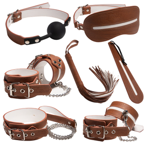 Paar-BDSM-Bondage-Set f&uuml;r Paare, 7-teiliges SM-Hundesklaven-Trainingsspielzeugset f&uuml;r Erwachsene