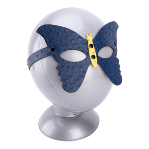 Benda per gli occhi con farfalla blu sexy fetish per adulti Prodotto essenziale per il sesso con maschera per occhi erotici BDSM SM schiava erotica