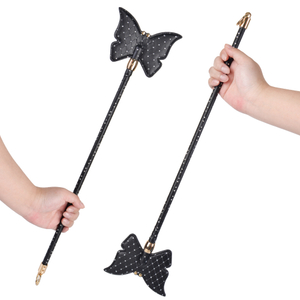 Schmetterlingsf&ouml;rmiges Bdsm-Bondage-Spanking-Paddel mit Strass-Dekoration, Sexspielzeug f&uuml;r Erwachsene