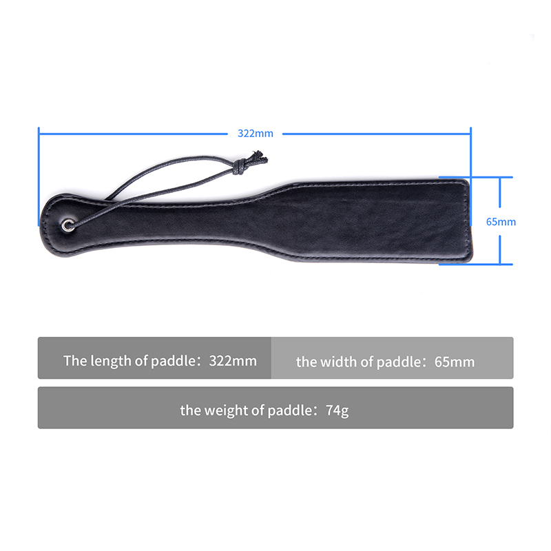 Premium PU Leder Paddel Minimalismus Design BDSM Kinky Fetisch Schmerz Spielen Pu Leder Sklaven Spanking Paddel
