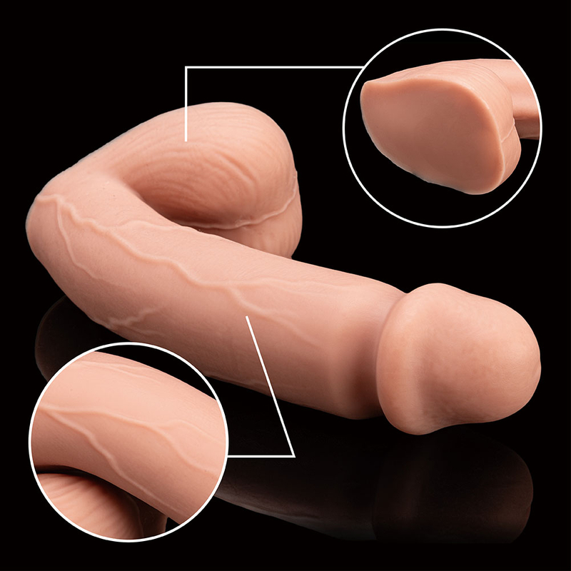Veilig materiaal, levensechte dildo voor vaginaal