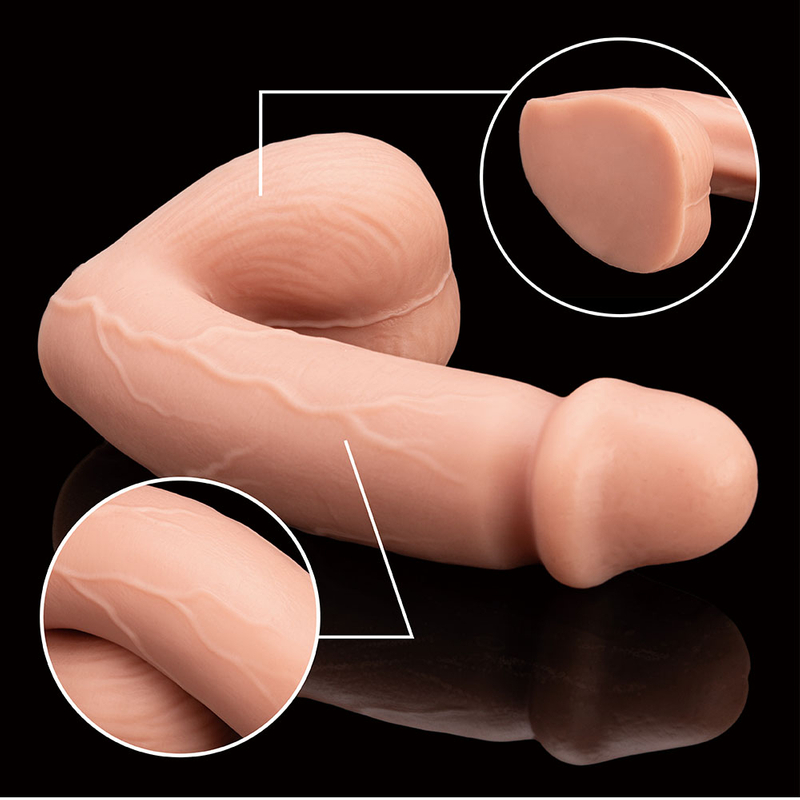 Lebensechter Silikondildo aus sicherem Material f&uuml;r Frauen