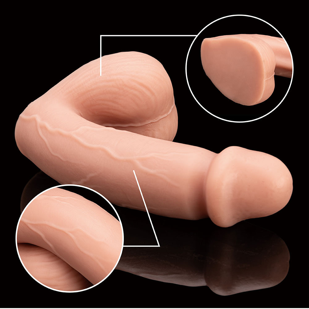Lebensechter Silikondildo aus sicherem Material f&uuml;r Frauen