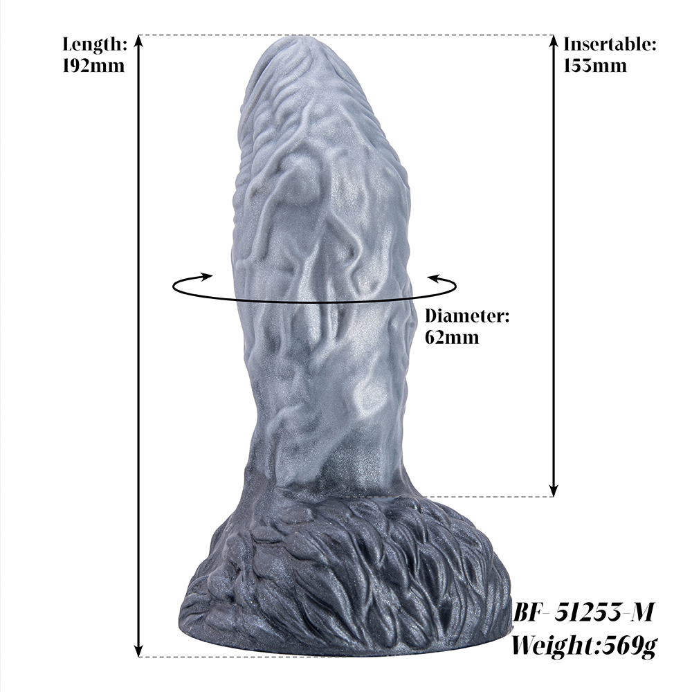 Hoge kwaliteit anomalie irisatie siliconen realistische penis volwassen speelgoeddildo