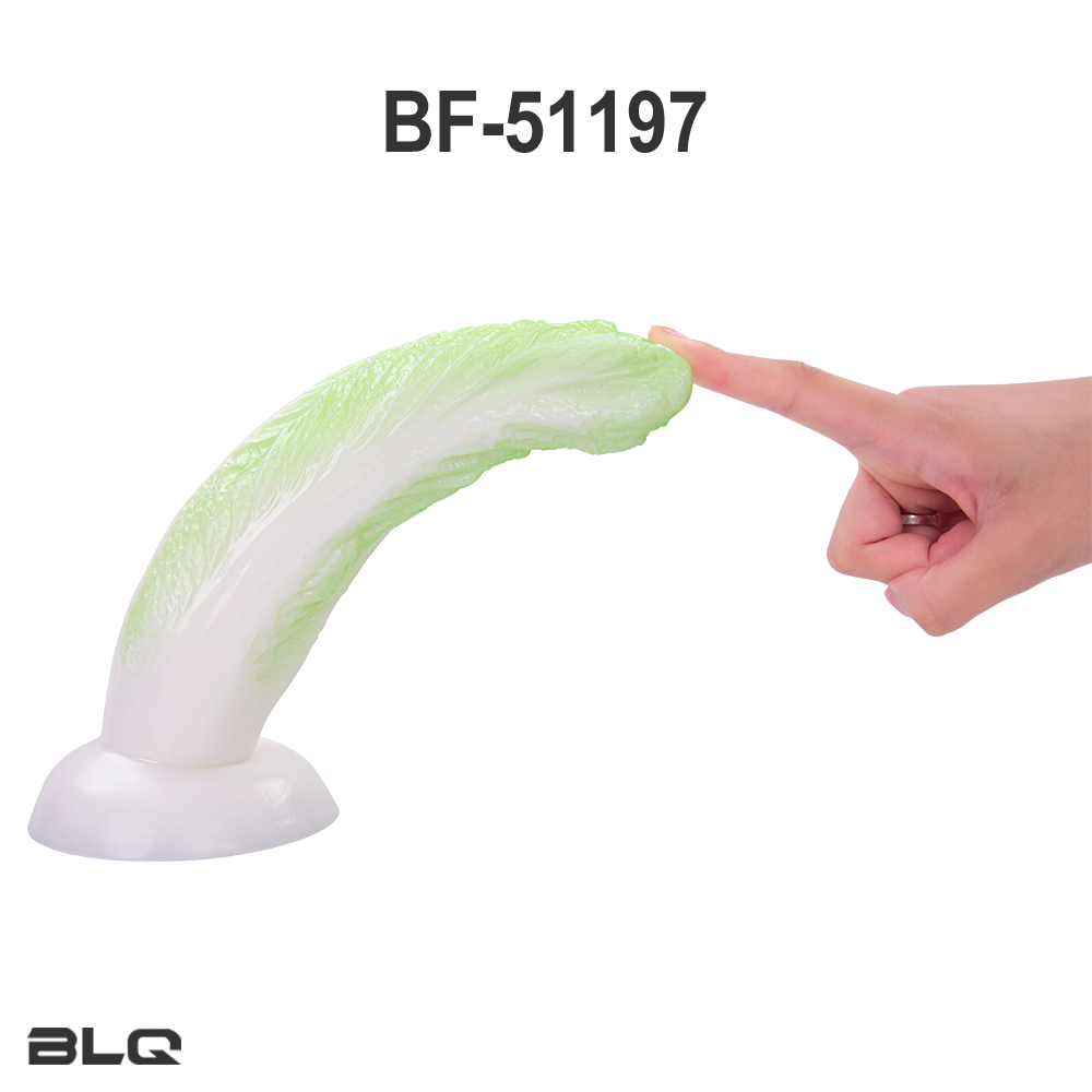 Didlo fantasy a forma di cavolo in silicone premium