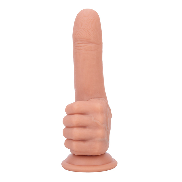 Dildo adulto in silicone materiale sicuro per il pollice