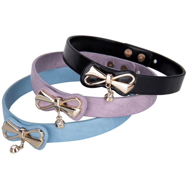 Collare e catena bondage blu gotico femminile Set BDSM Carnevale Punk presente per coppie