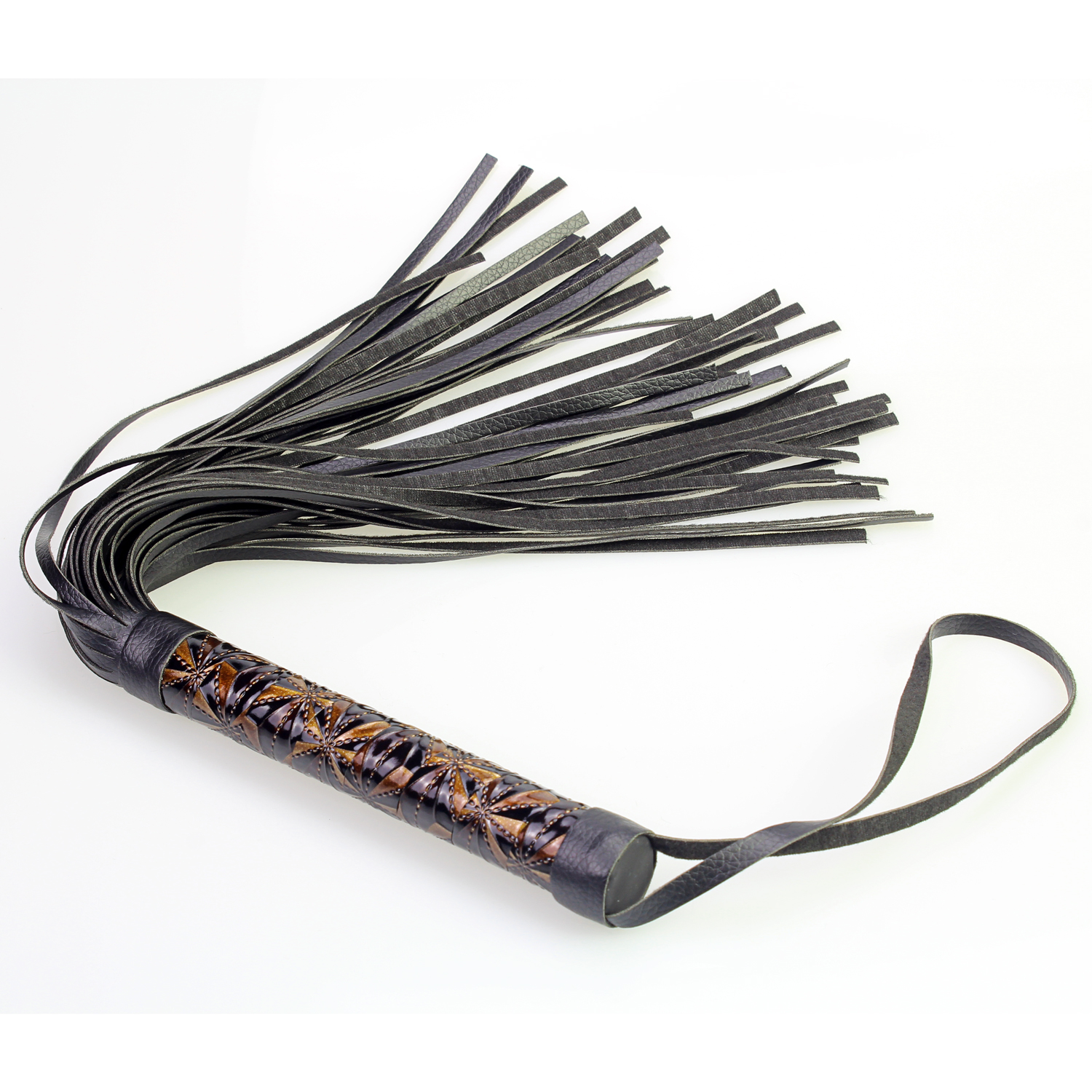 7PSC Orange Diamond Pattern Bondage Kit, een 7-delige set ontworpen om koppels de meest levendige fetisjfantasie&euml;n te ontketenen