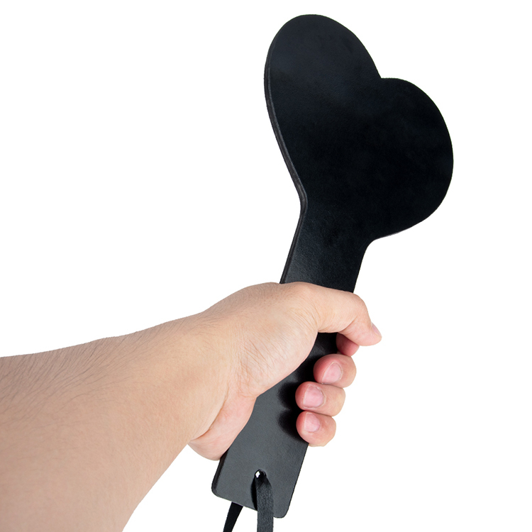 Hochwertiges Spanking-Paddel aus schwarzem PU-Leder f&uuml;r Paare, Spiele f&uuml;r Erwachsene, Bdsm, Flirtspa&szlig;