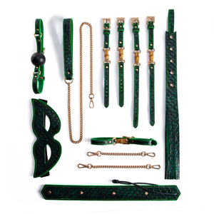 Fabriek groothandel bondage terughoudendheid 7 stuks bed bondage set fetish speelgoed