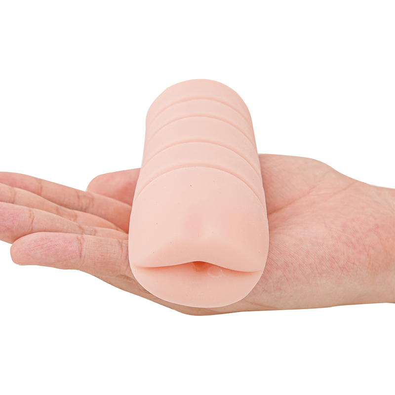 Mondvorm Pocket Pussy Orale seks Masturbator voor mannen Volwassen seksspeeltjes