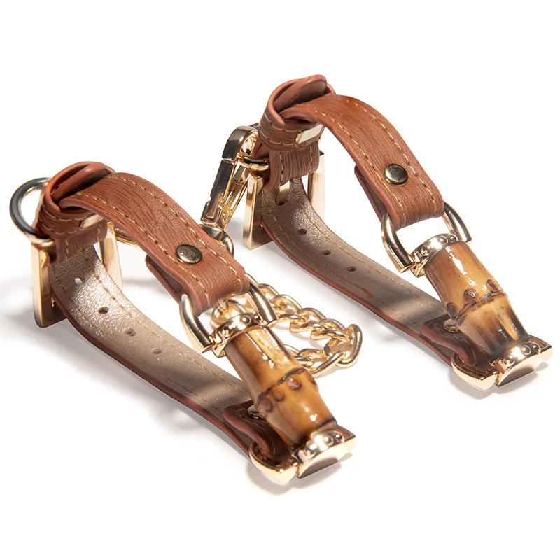 Bamboe Handboeien Vrouw Voor Koppels Bondage Handboeien SM Sexy Terughoudendheid Erotische Speeltjes voor Volwassen Spelletjes BDSM speelgoed voor Vrouwen