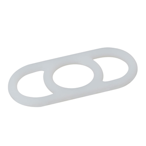 Anello del rubinetto del punto G. Anello del rubinetto del pene bianco in plastica