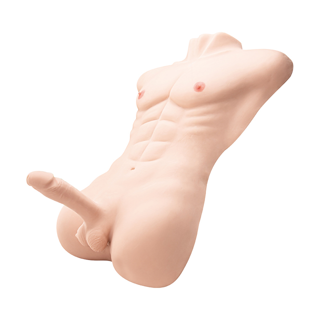 Giocattolo del sesso della bambola adulta del muscolo con il grande dildo per le donne gay